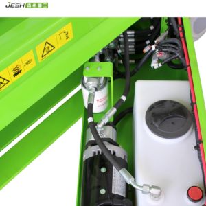 Hydraulic scissor Mobile Lift plaform with Max.Working height 19ft for indoor