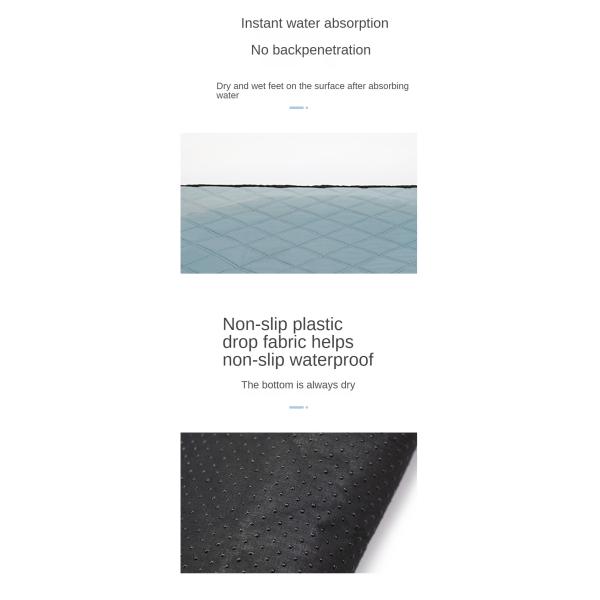 Absorbent 42in 36in Indoor Pet Pee Pad Washable