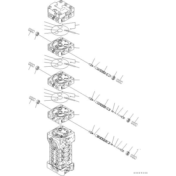 723-21-04200 7232104200 723-29-50601 723-29-50600 For Komatsu PC78MR-6 PC78US-6 PC78UU-6 EXCAVATORS PARTS Hydraulic MAIN CONTROL VALVE aftermarket