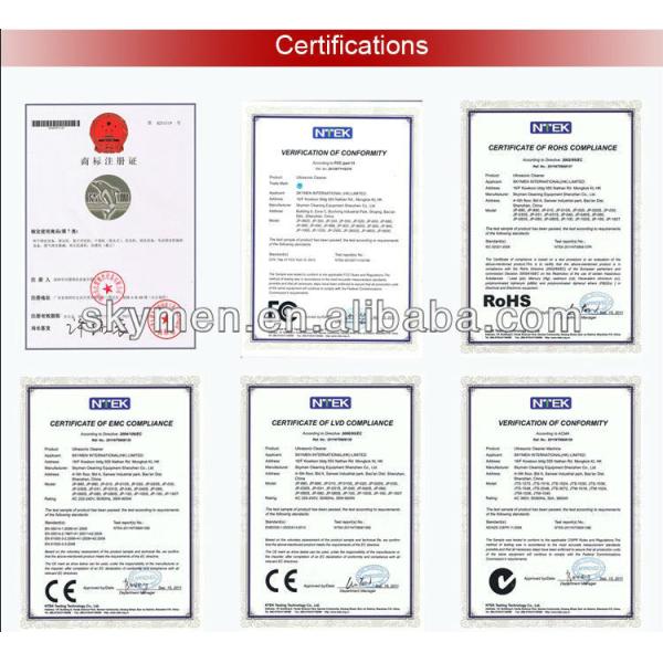 SUS304 500ML 24W Ultrasonic Jewelry Cleaner