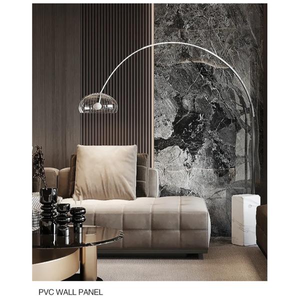 PET Environmentally Friendly Bamboo Charcoal PVC Marble Wall Panel Sheet