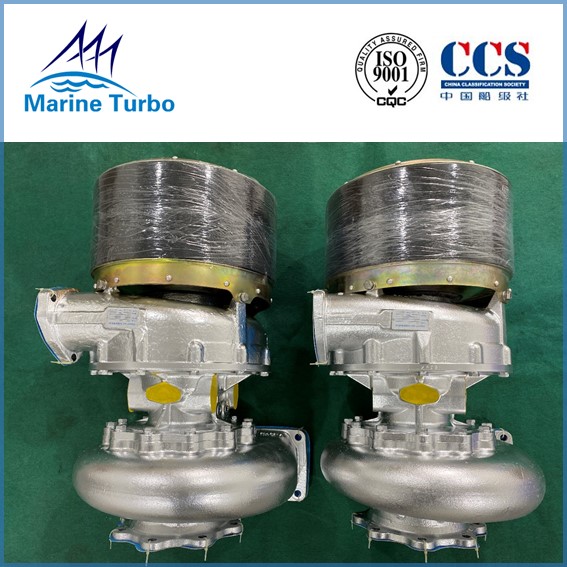 AT14 Diesel Engine Marine Turbocharger With Black Filter