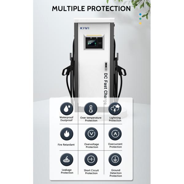 DC 200V-1000V Output Voltage KIWI 60kW CCS CHAdeMO Electric Car Charger for Charging