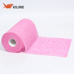 Red 60gsm Disposable PP Dish Cloths Roll 60 Sheets