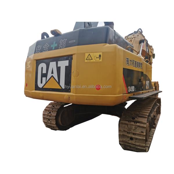 Used Second Hand CAT349D Excavator Strong Power and Soft Steel Design Original Paint