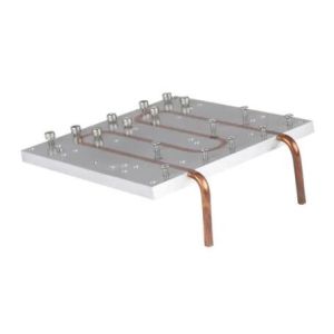 4 Channel Tube Aluminum Alloy Liquid Water Cool Copper Plate