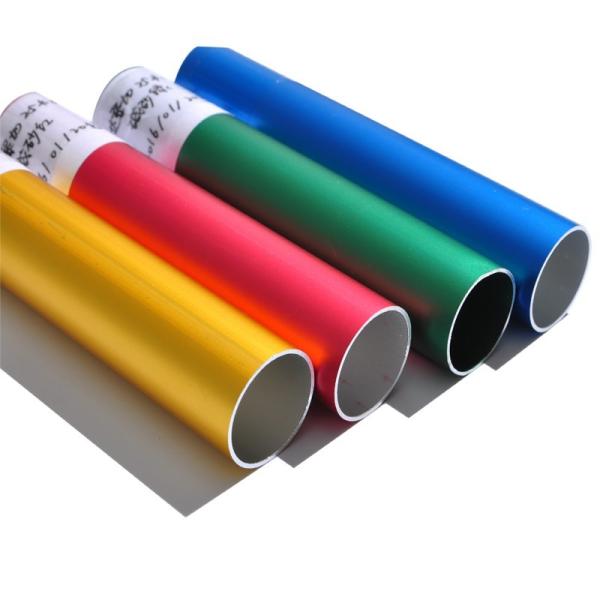 Colored 80mm 300mm 350mm 240mm Powder Coated Aluminium Tube