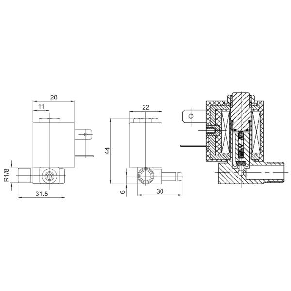 PHILIPS Steam Generator Iron Solenoid Valve 423901709890 292202199016