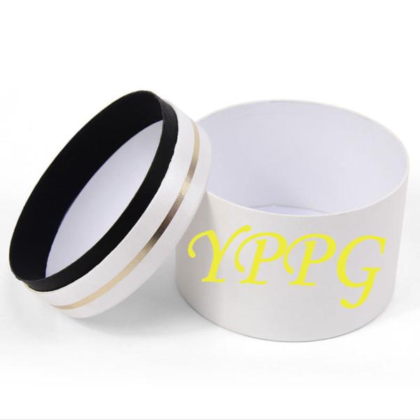 Cardboard FSC Pantone Color Candle Packaging Box Round CMYK