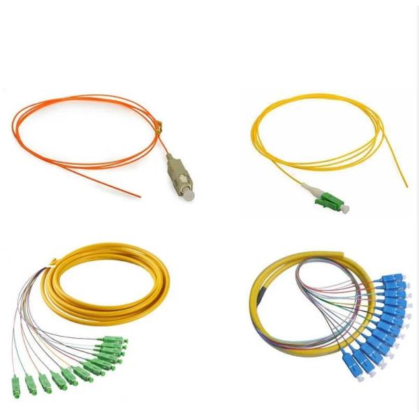 12 Core Pigtails SC/UPC SC/APC Single-Mode 12 Color Fiber Optical Pigtail