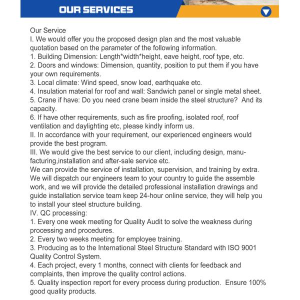 Custom Prefab Steel Warehouse With Sandwich Panels / Sliding Doors