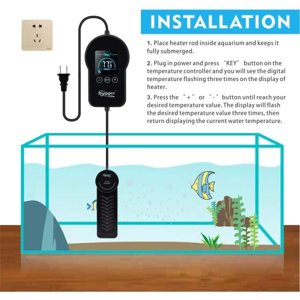 Smart PTC Aquarium Substrate Heater 500W