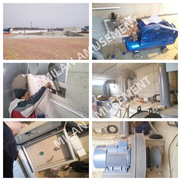 Public Use Wave Surf Pool Low Noise 0-1.8m Depth For Amusement Leisure Center