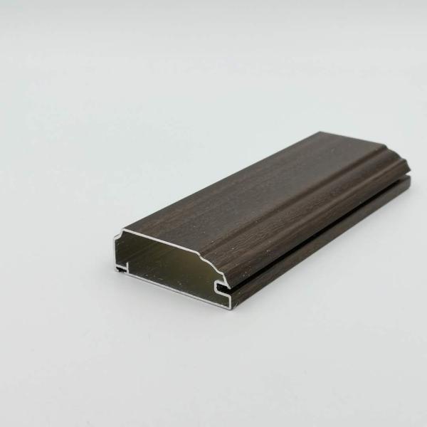 Wood Finish Kitchen Cabinet Aluminium Extrusion Anodising For Israel