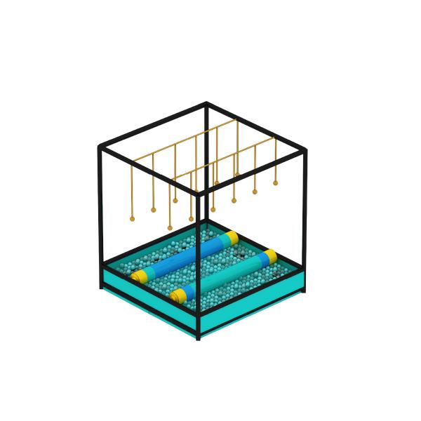 Junior Ninja Course Indoor Playground Equipment for Ages 5-12