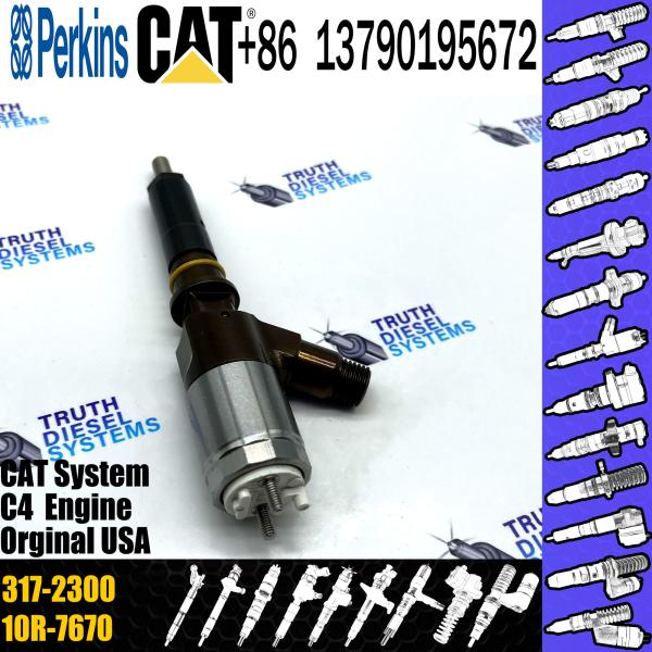 Common Rail Injector For CAT 320D excavator C6 C6.4 diesel 326-4700 3264700 fuel injector 317-2300