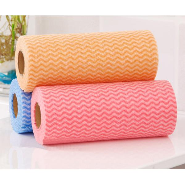 Hygienic Household Spunlace Nonwoven Wipes Clean Soil Easily Without Detergent