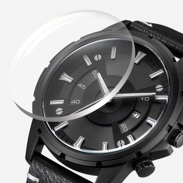 Multipurpose Mens Black Metal Watches scratchresistant wearresistant