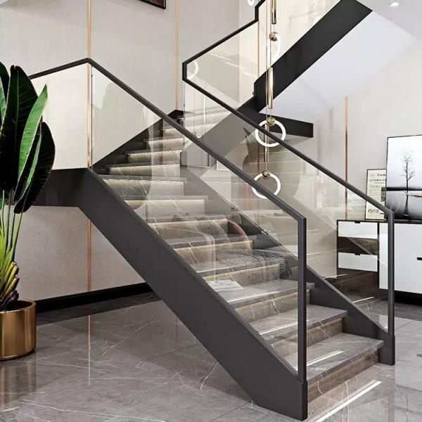 Outdoor Aluminum Balustrade Glass Fence Laminated Glass Balustrades