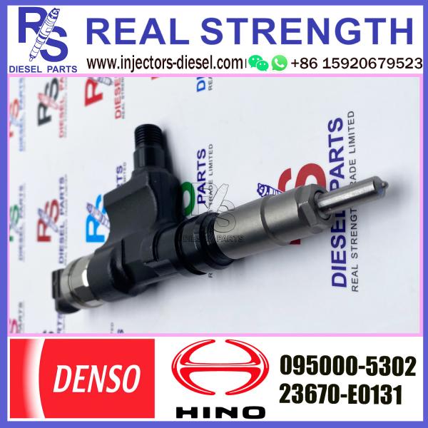 common rail fuel injector 095000-5300 095000-5301 095000-5302 23910-1260 23670-E0130 23670-78020 For HINO