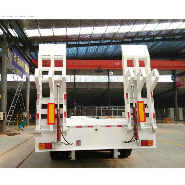 Lowbed Semi-Trailer for Heavy Road Equipment 4 Axles 12.5m 40 Feet Tire 245/70r19.5