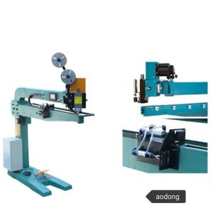 0.37kw Carton Box Stitching Machine Double Eccentric Wheel Structure