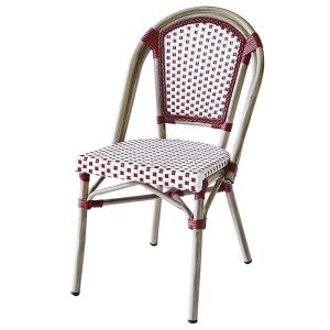 Quality White / Red Rattan Garden Dining Chairs wholesale