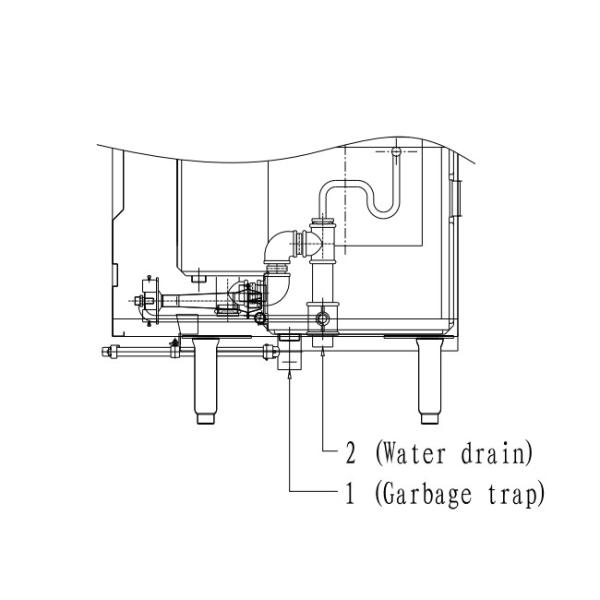 Two Door Energy Saving 1800mm Commercial Chinese Cooking Equipment