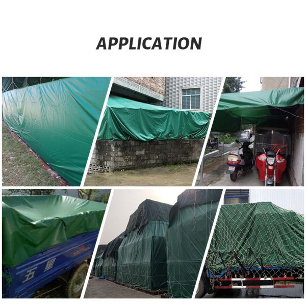 Heavy Duty Woven Tarpaulin Waterproof Outdoor Vegetable Flower Farming Car Shelter Customized HDPE Tarpaulin Tarpaulin Rainproof Tarpaulin Tarps Heavy