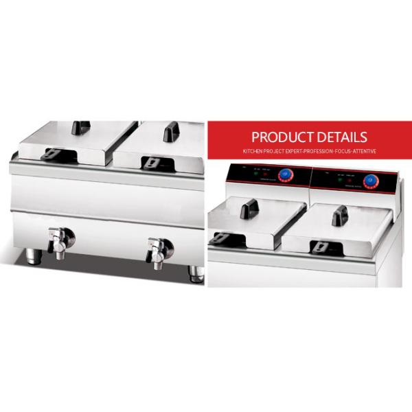 7kw 8L Commercial Kitchen Cooking Equipment For Fast Food