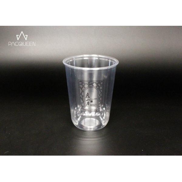 8 Oz / 12 Oz Clear Plastic Cups , 16 Oz Disposable Plastic Cups Logo Printed