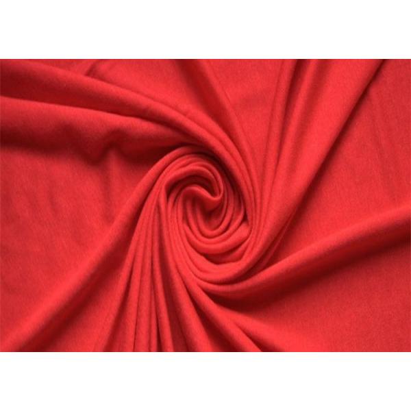 32S 95% cotton 5% elastic combed cotton single jersey fabric summer Lycra knitted fabric boxer shirt fabric