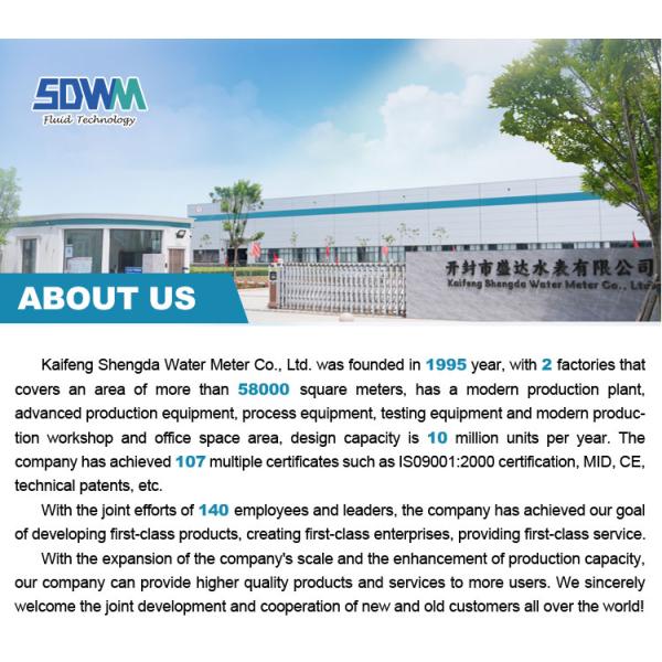 Intelligent Valve Control NbIoT Water Meters Brass Body