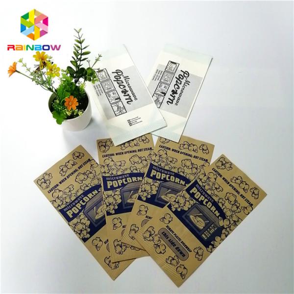 Heat Seal Snack Bag Packaging Biodegradable Recycled Snack Food Popcorn Storage