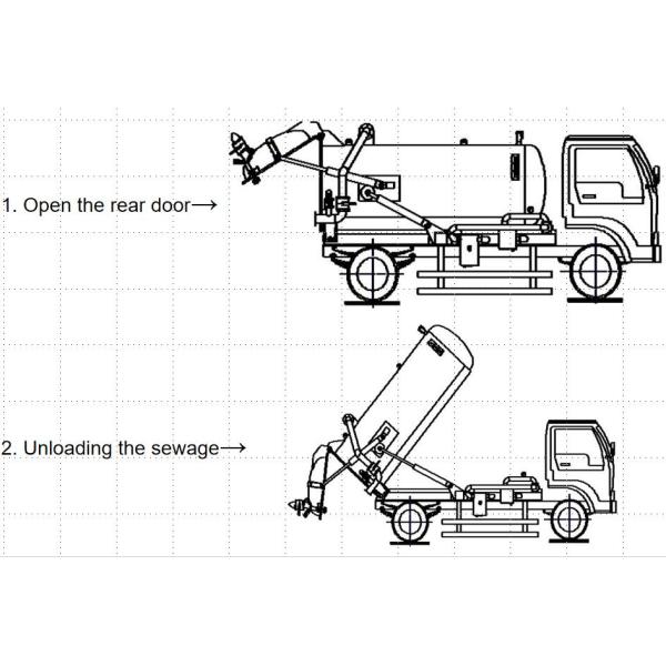HOWO 4X4 Off Road Sewer Vacuum Truck 8m3