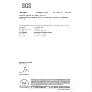 YASIN 3D Technology Co,.Ltd Certifications