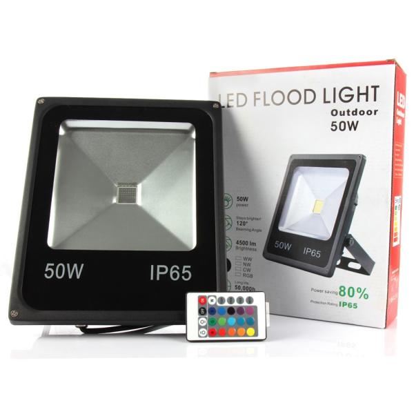 10w 20w 30w Outdoor LED Flood Lights , IP65 RGB LED Flood Lights Weather Proof
