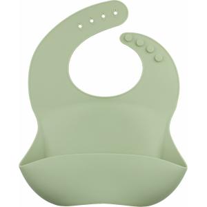 China Adjustable Food Grade Silicone Baby Bib For Toddlers Feeding on sale