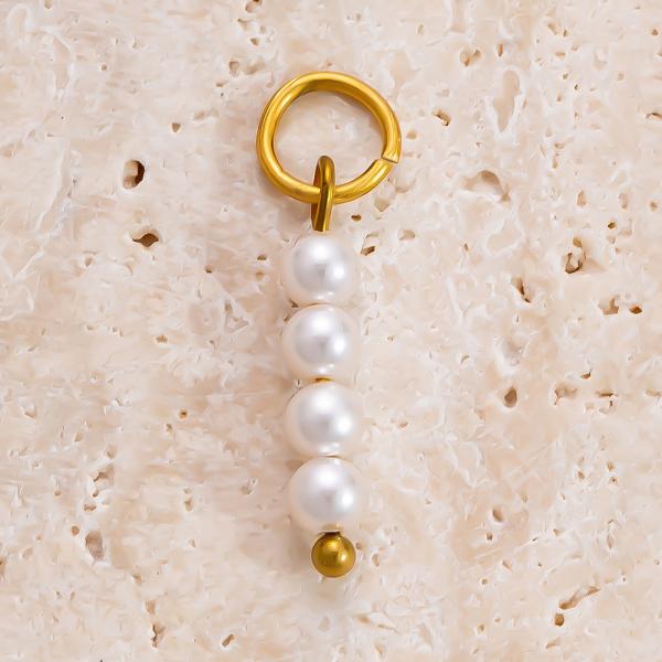 18K Gold Plated DIY Jewelry Stainless Steel Handmade Charms Fashion Jewelry