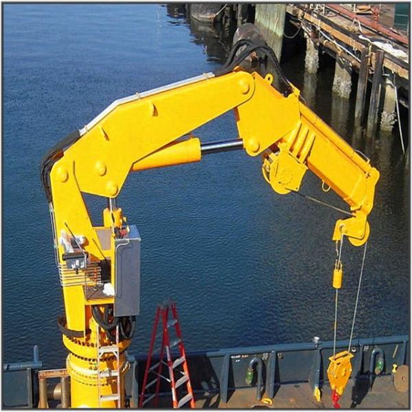 Pedestal Knuckle Boom Crane Training for sale Marine Ship Crane