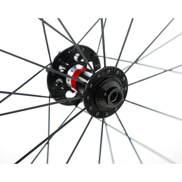 Double Wall Carbon Fiber Wheelset 700C High Modulus Rim Brake