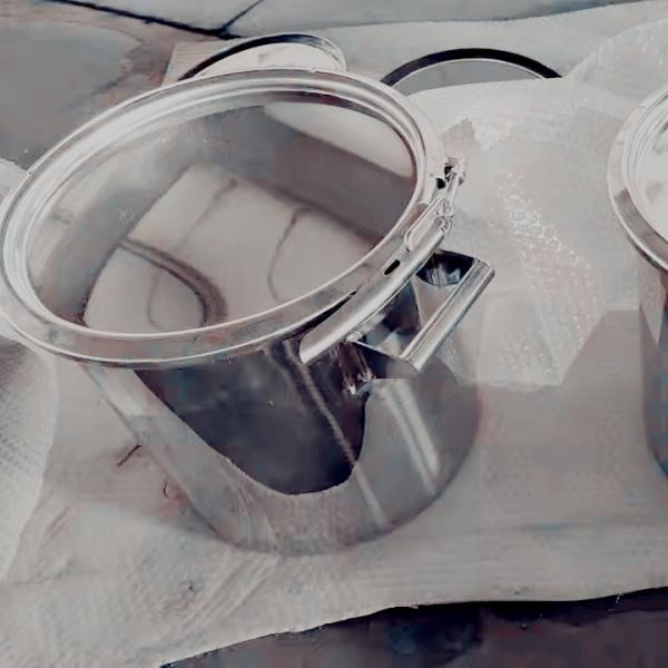 Stainless steel drum 30l 100l 200l 205l 210l 35gallon 55gallon for cheese fustiolive oil food grade open head with drain sale