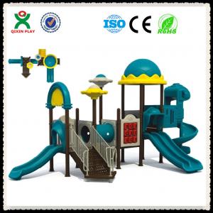Quality Outdoor home playground equipment for home, Plastic slide playground for family  QX-054A wholesale