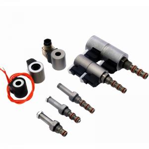 China Energized Dual Coil Cartridge Solenoid Valve hydraulic 4 way 3 position on sale