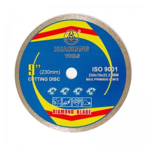 Quality 230x22.23mm diamond blade wet saw tile cutter 9 inch diamond blade for porcelain wholesale