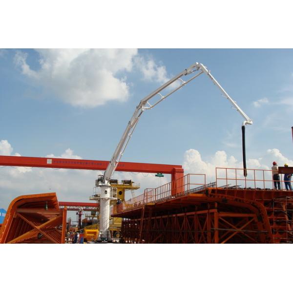 22mpa Mobile Concrete Placing Boom , 21m Placing Boom Concrete Pump