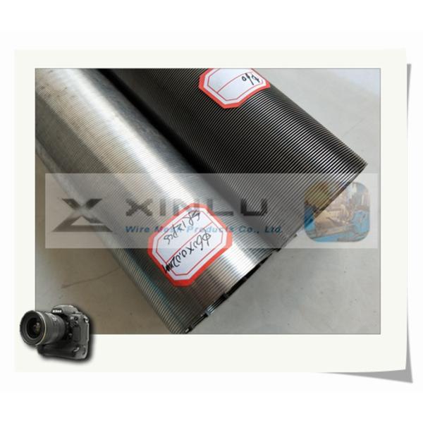 DN60 Well Screen Pipe Fine 50 Micron Slotted Screen Pipe For Beverage