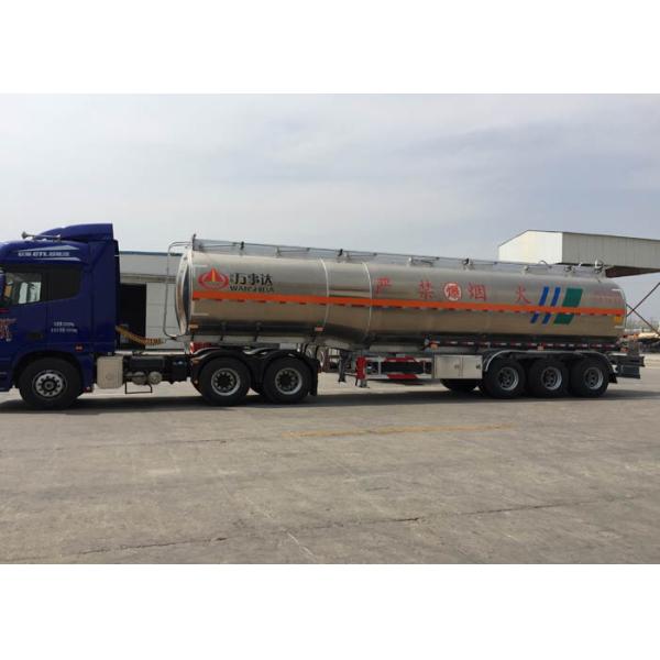 Stainless Steel Semi Trailer Water Tank Truck Hydraulic Flatbed Trailer