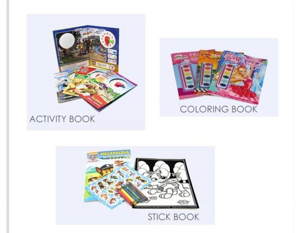 Attractive Boys Colouring Book Printing For Kindergarten Reading Softcover