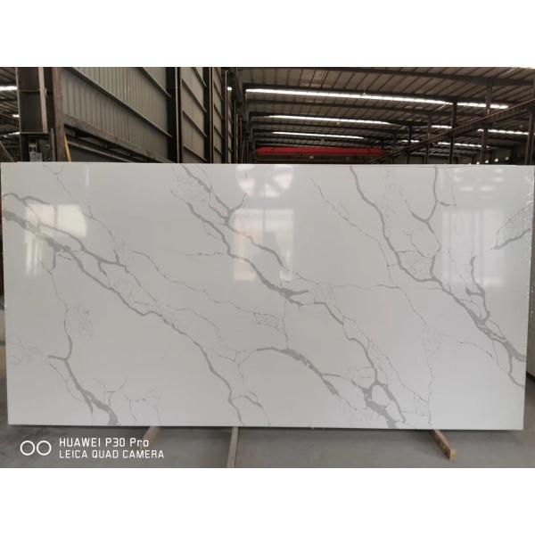 Gray Vein Calacatta Gold Marble 72"x 36" Artificial Quartz Stone